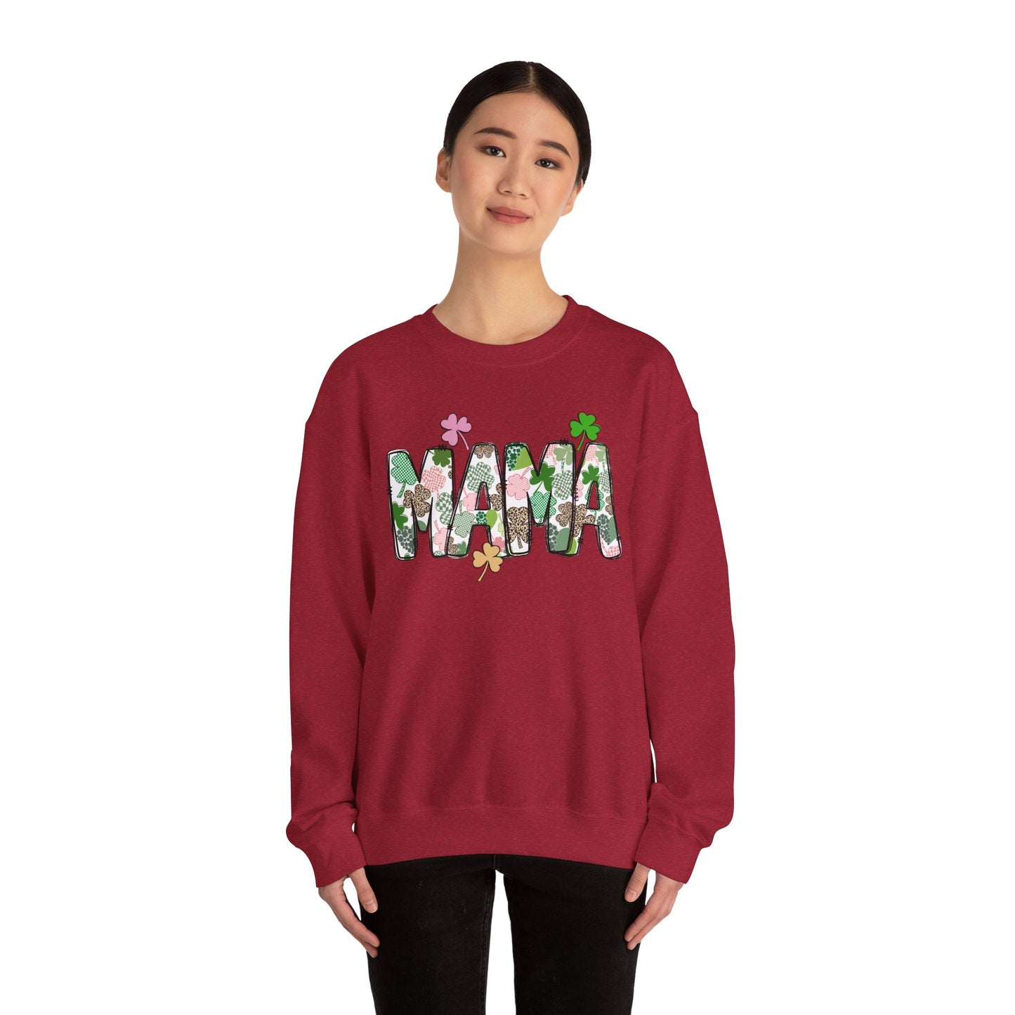 Floral Mama Crewneck Sweatshirt - Cozy Unisex Gift for Moms