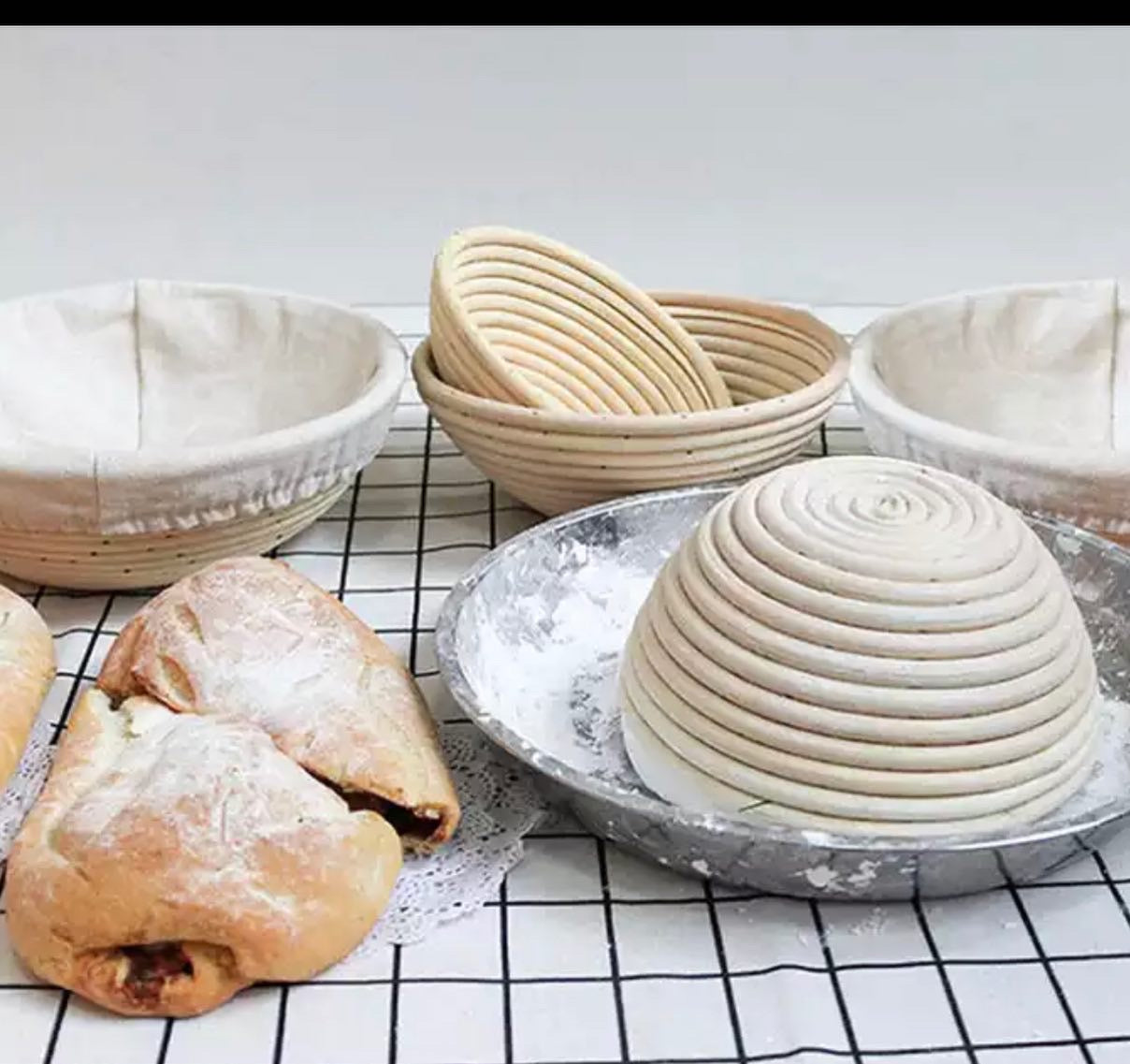 Banneton 10” Inch Proofing Basket.