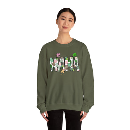 Floral Mama Crewneck Sweatshirt - Cozy Unisex Gift for Moms