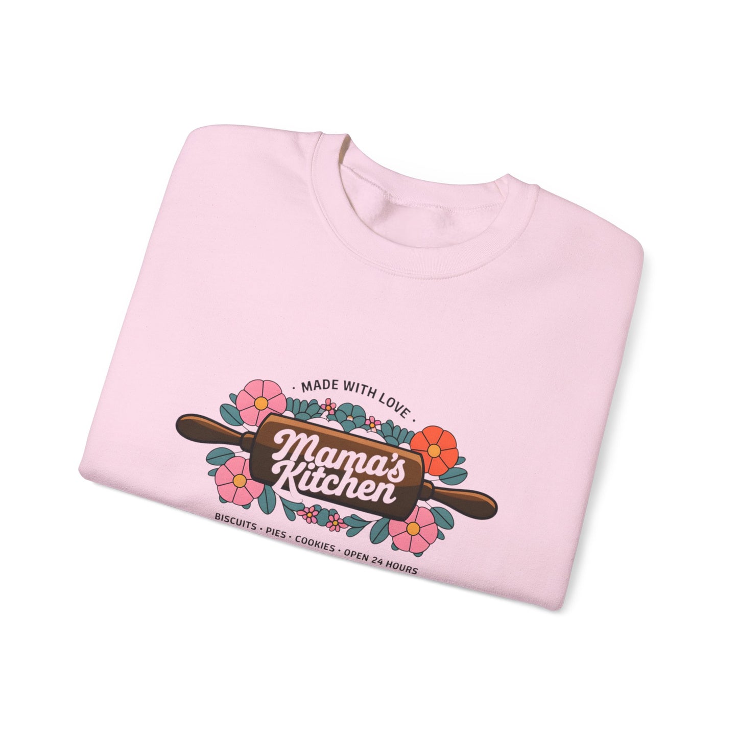 Mama's Kitchen Crewneck Sweatshirt - Cozy Baking Gift for Home Chefs