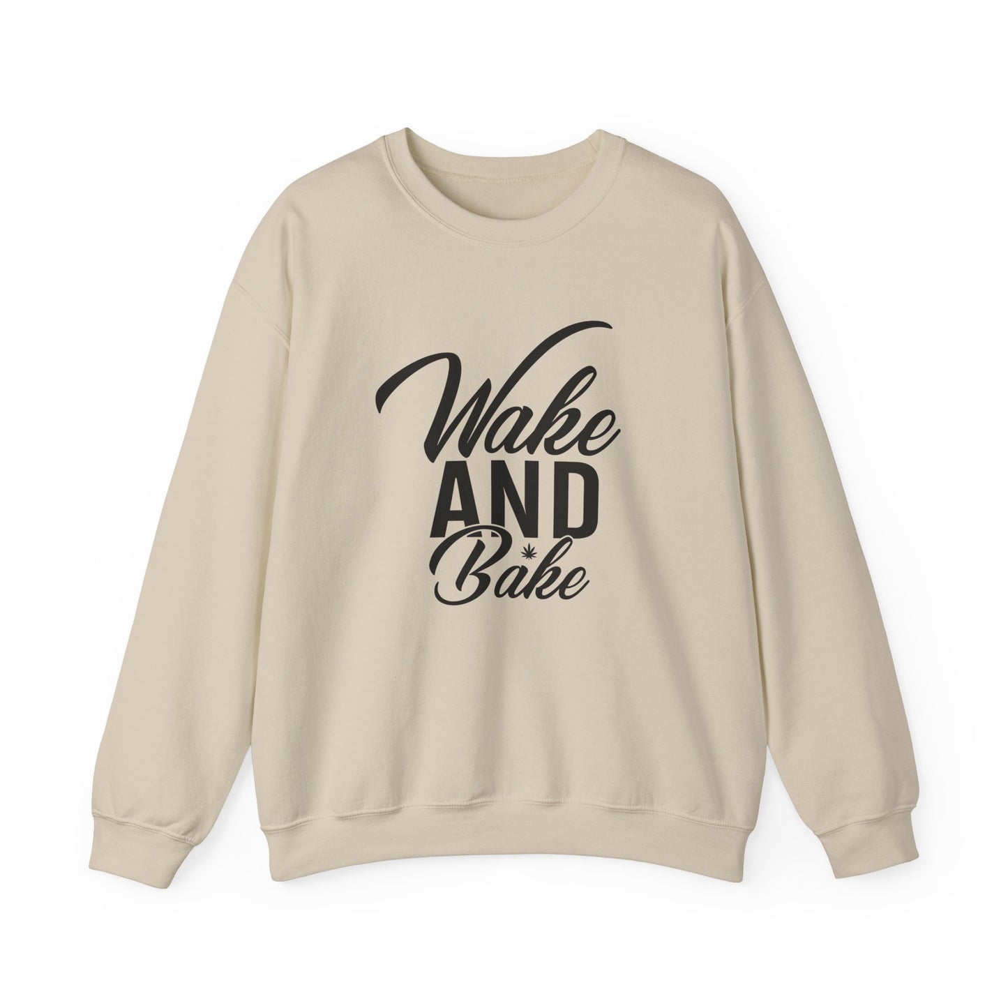 Wake and Bake Unisex Heavy Blend™ Crewneck Sweatshirt