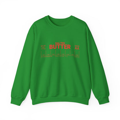 Salted Butter Unisex Crewneck Sweatshirt - Cozy & Fun Kitchen Apparel