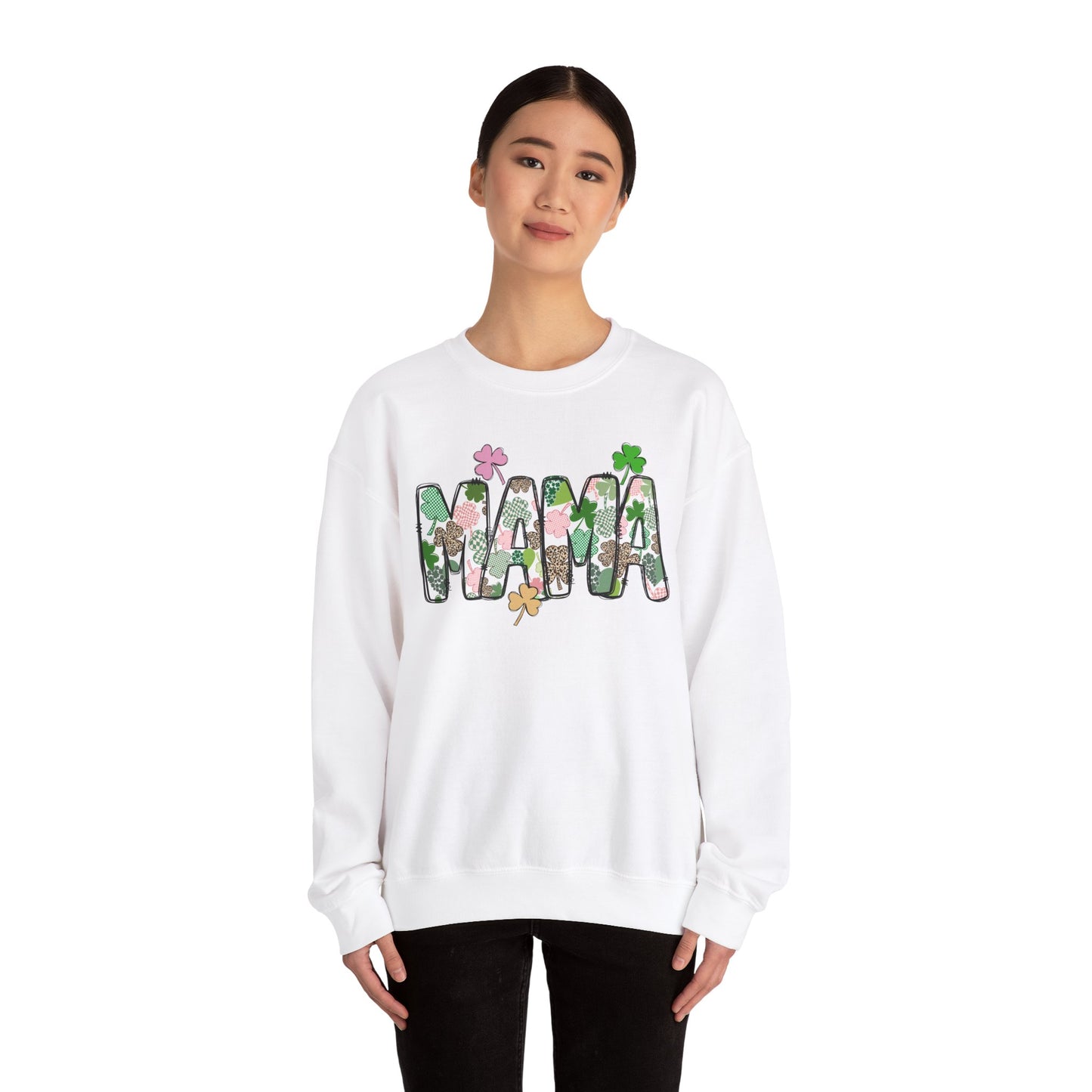 Floral Mama Crewneck Sweatshirt - Cozy Unisex Gift for Moms