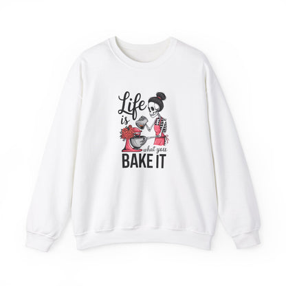 Life is What You Bake It Crewneck Sweatshirt - Unisex Heavy Blend™