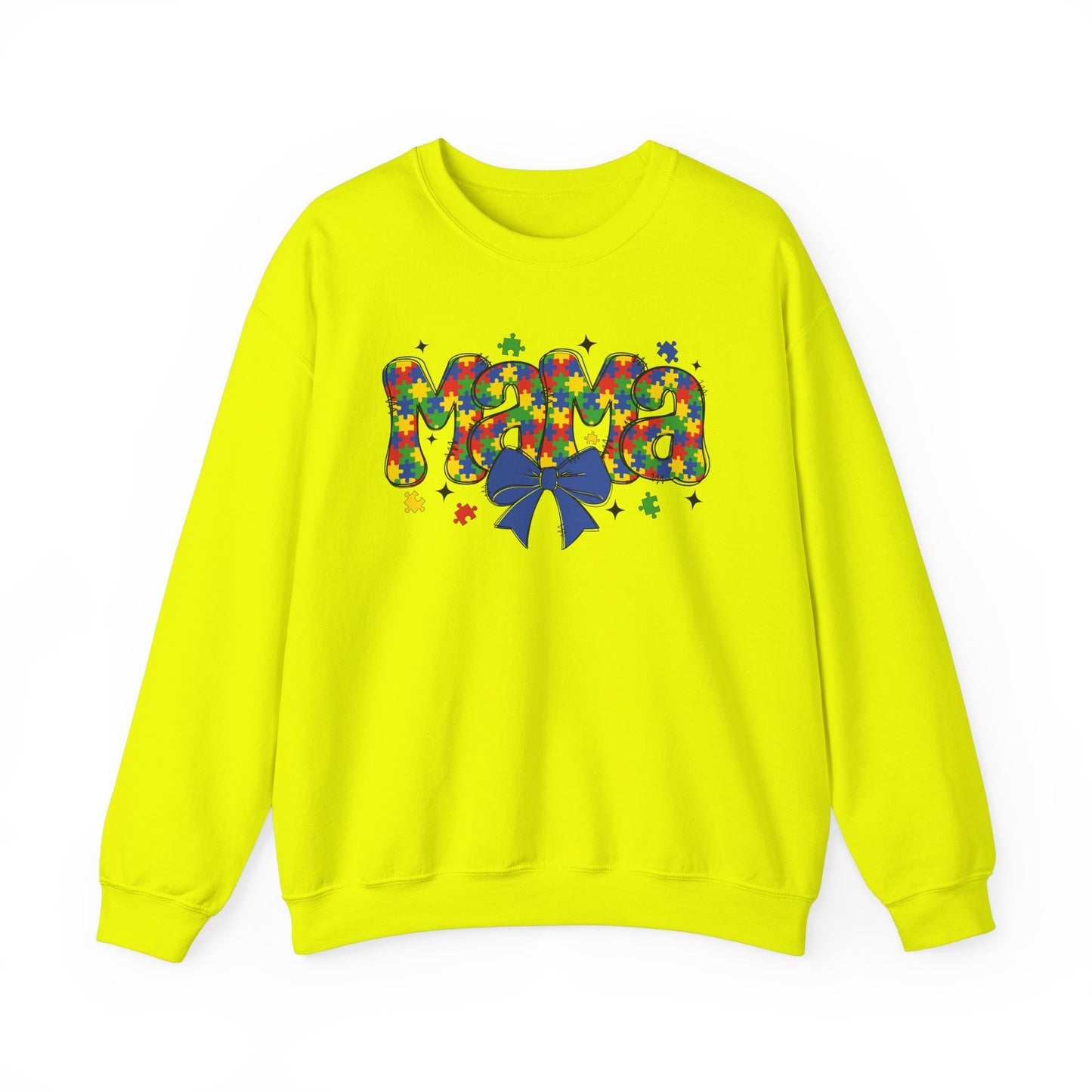 Colorful 'Mama' Graphic Crewneck Sweatshirt – Perfect Gift for Moms