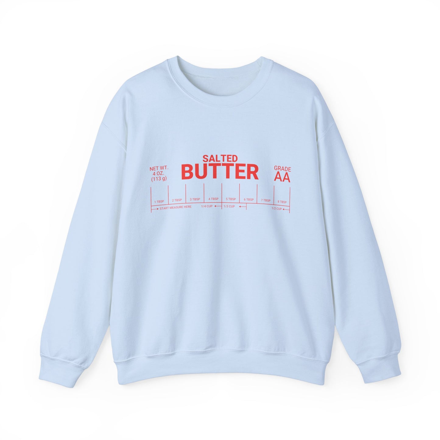 Salted Butter Unisex Crewneck Sweatshirt - Cozy & Fun Kitchen Apparel