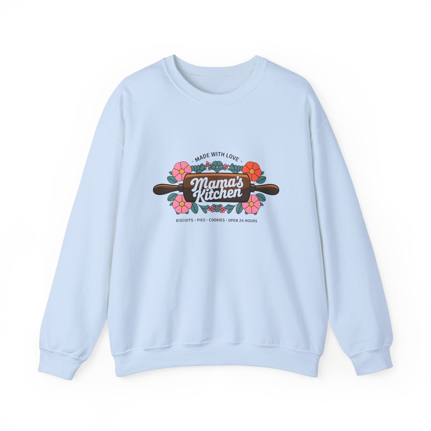 Mama's Kitchen Crewneck Sweatshirt - Cozy Baking Gift for Home Chefs