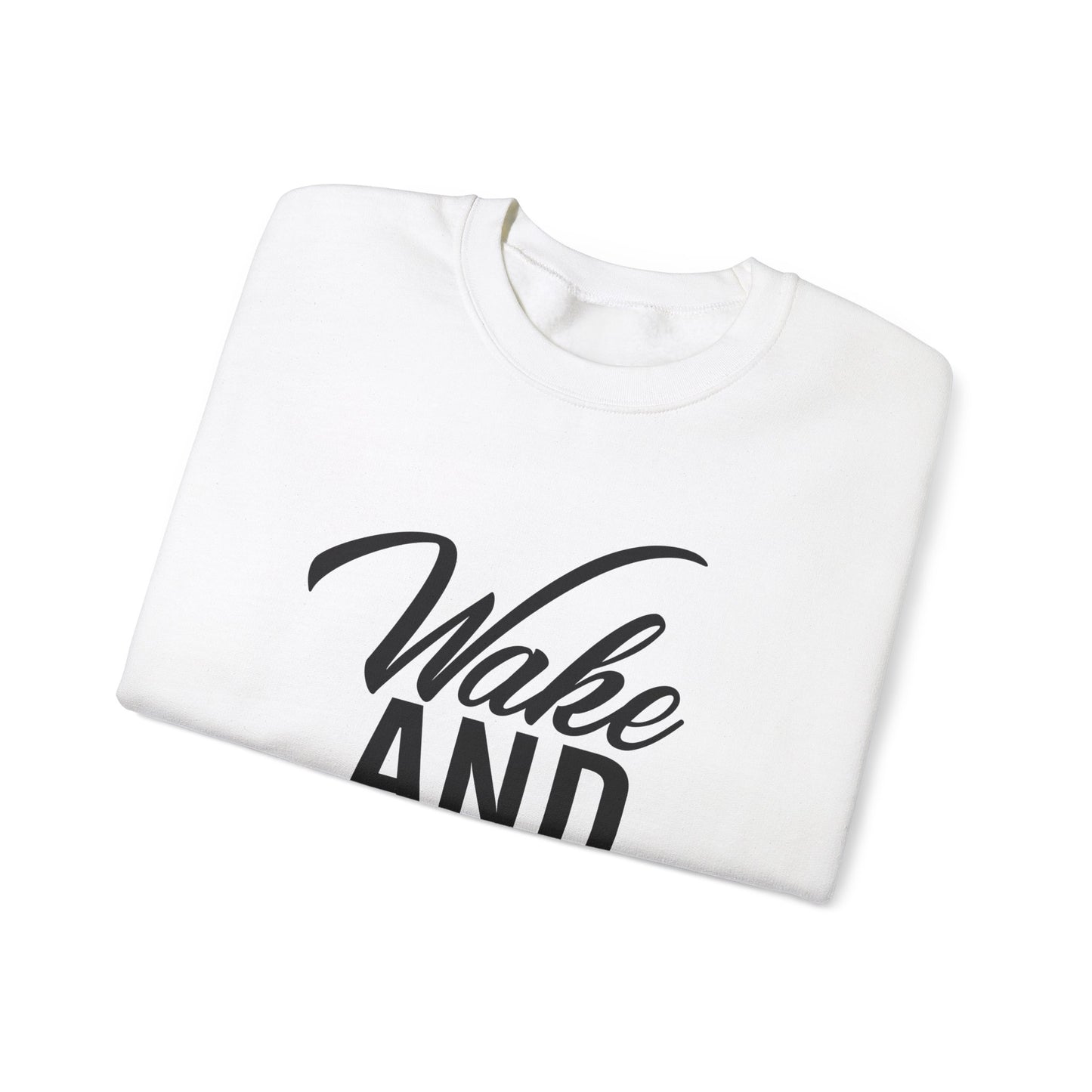 Wake and Bake Unisex Heavy Blend™ Crewneck Sweatshirt