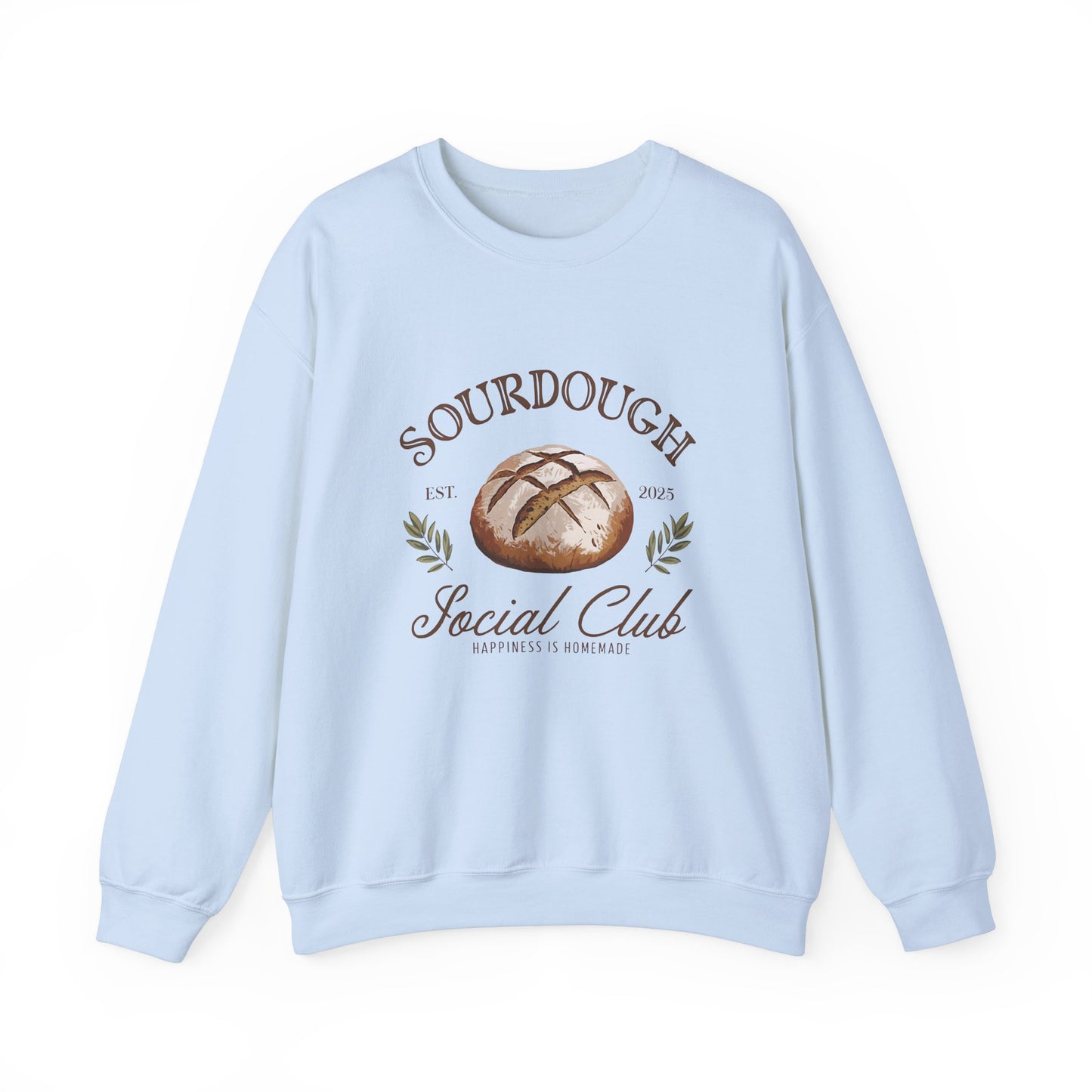 Sourdough Social Club Crewneck Sweatshirt - Perfect for Baking Enthusiasts