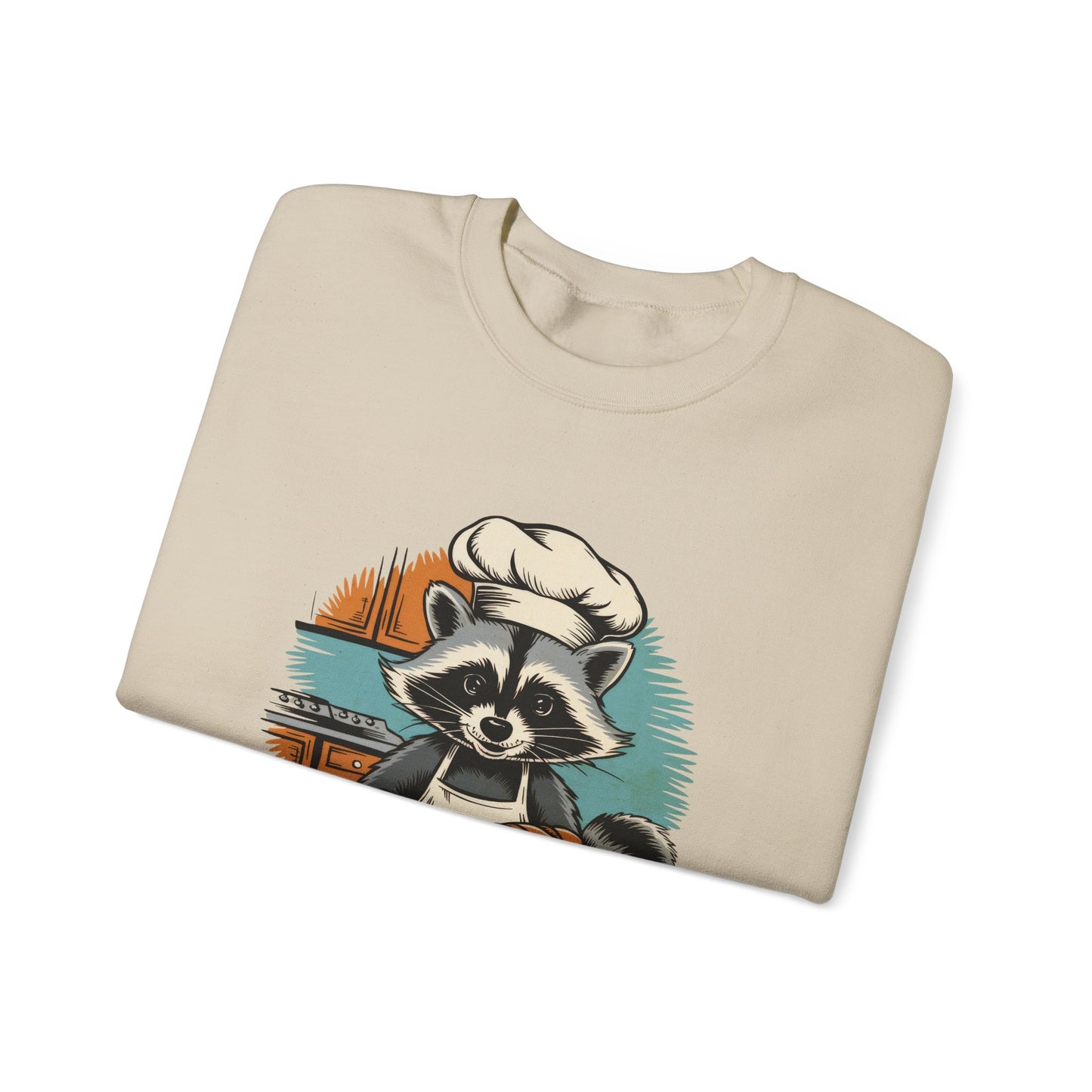 Funny Raccoon Chef Sweatshirt - I Bake My Own Bread