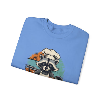 Funny Raccoon Chef Sweatshirt - I Bake My Own Bread