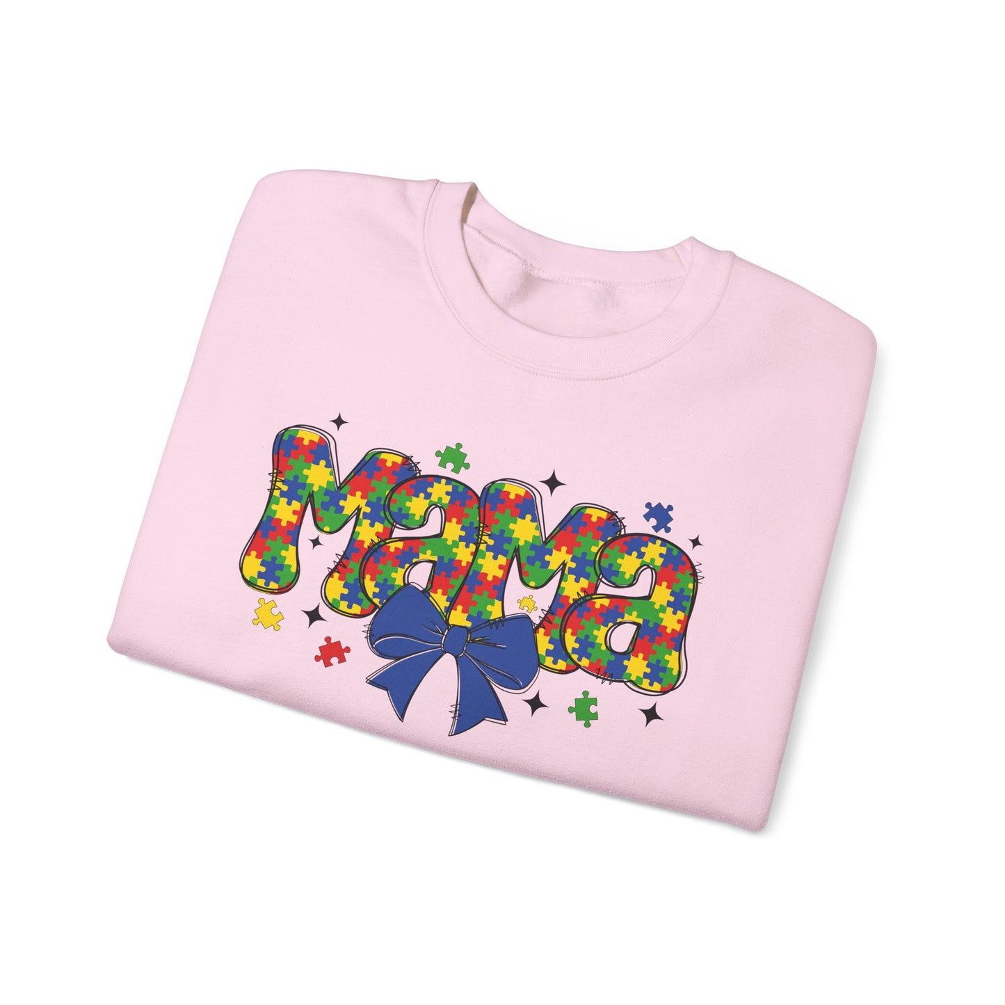 Colorful 'Mama' Graphic Crewneck Sweatshirt – Perfect Gift for Moms