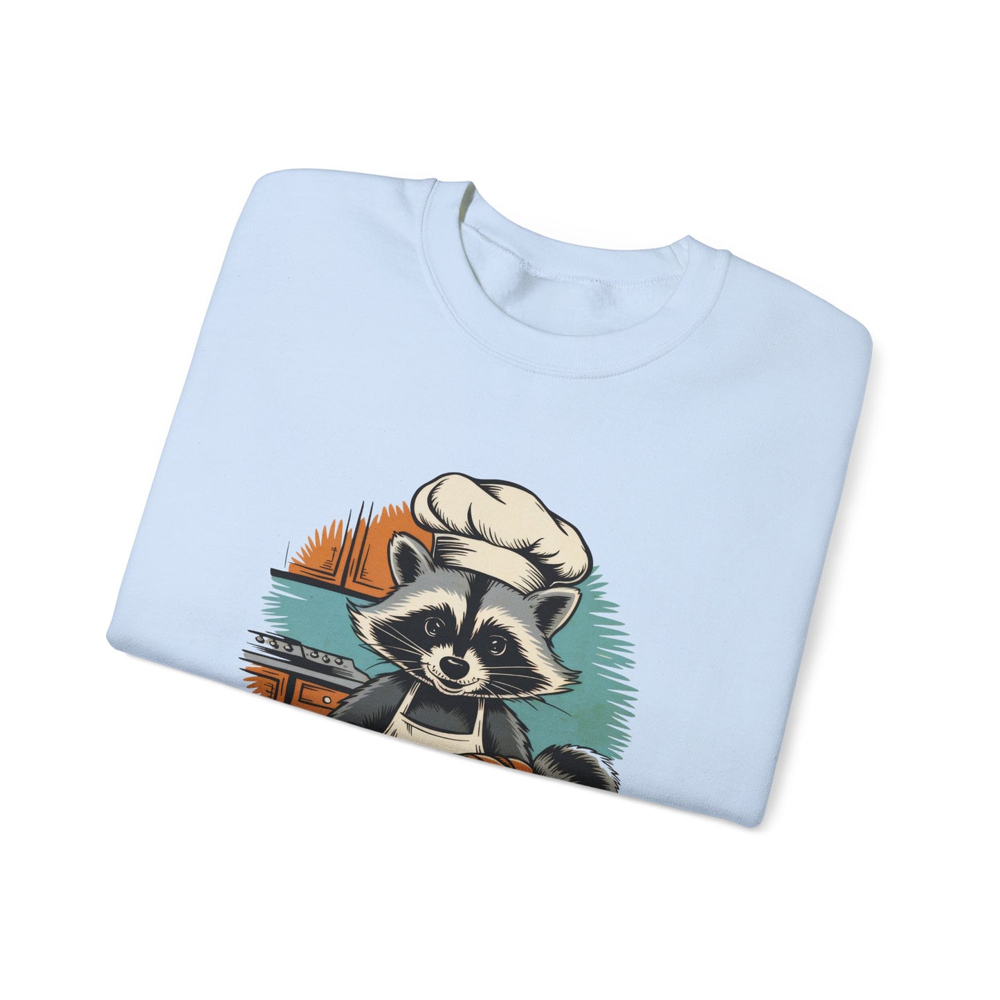 Funny Raccoon Chef Sweatshirt - I Bake My Own Bread