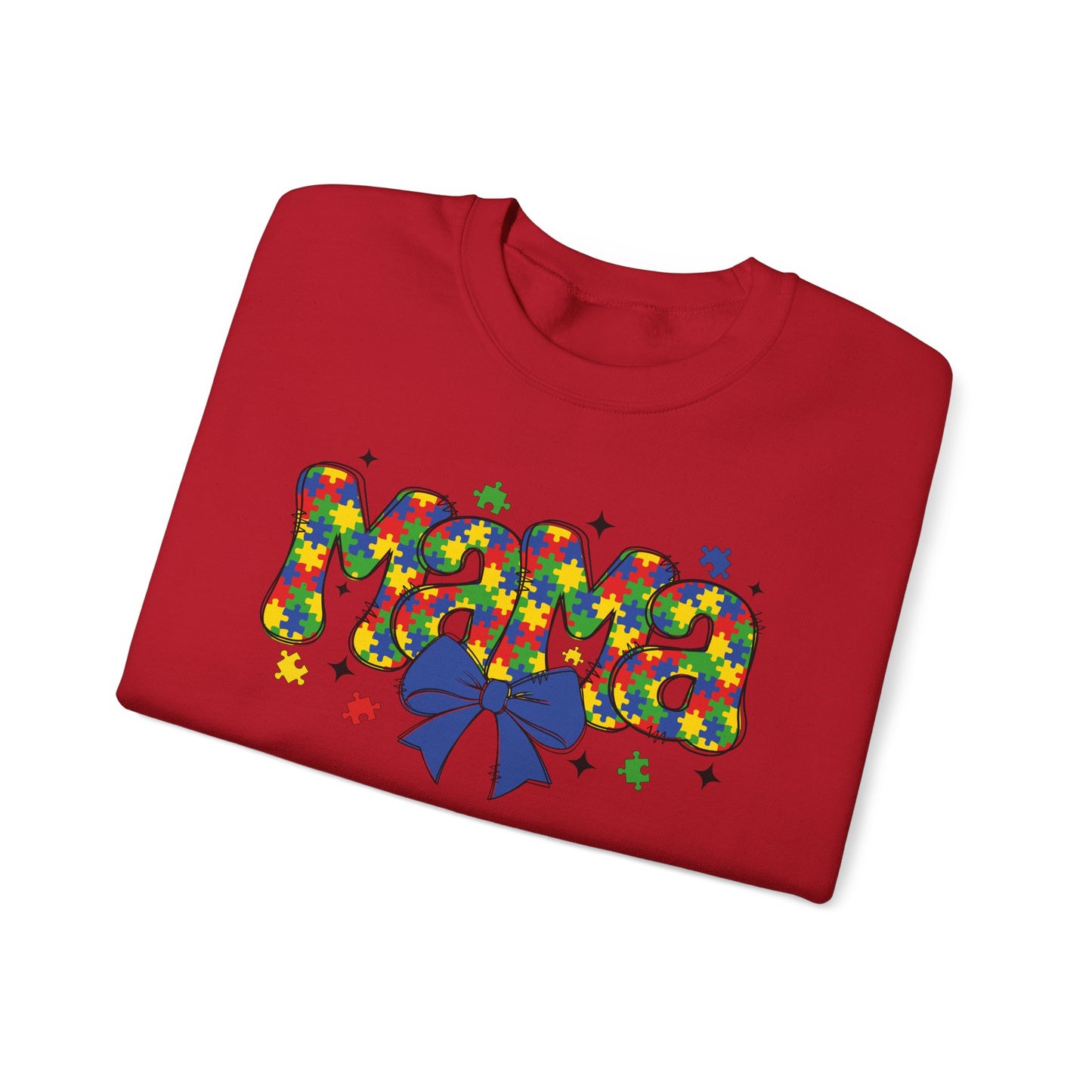 Colorful 'Mama' Graphic Crewneck Sweatshirt – Perfect Gift for Moms