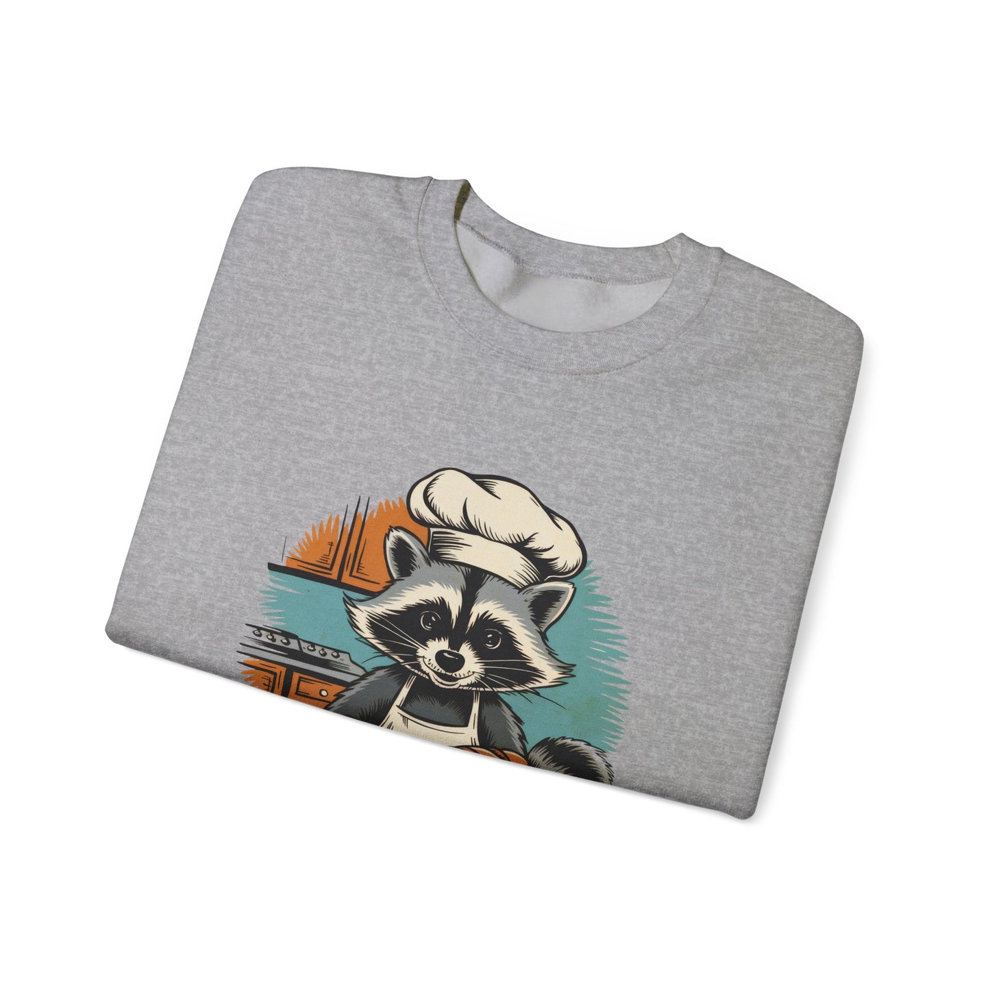 Funny Raccoon Chef Sweatshirt - I Bake My Own Bread