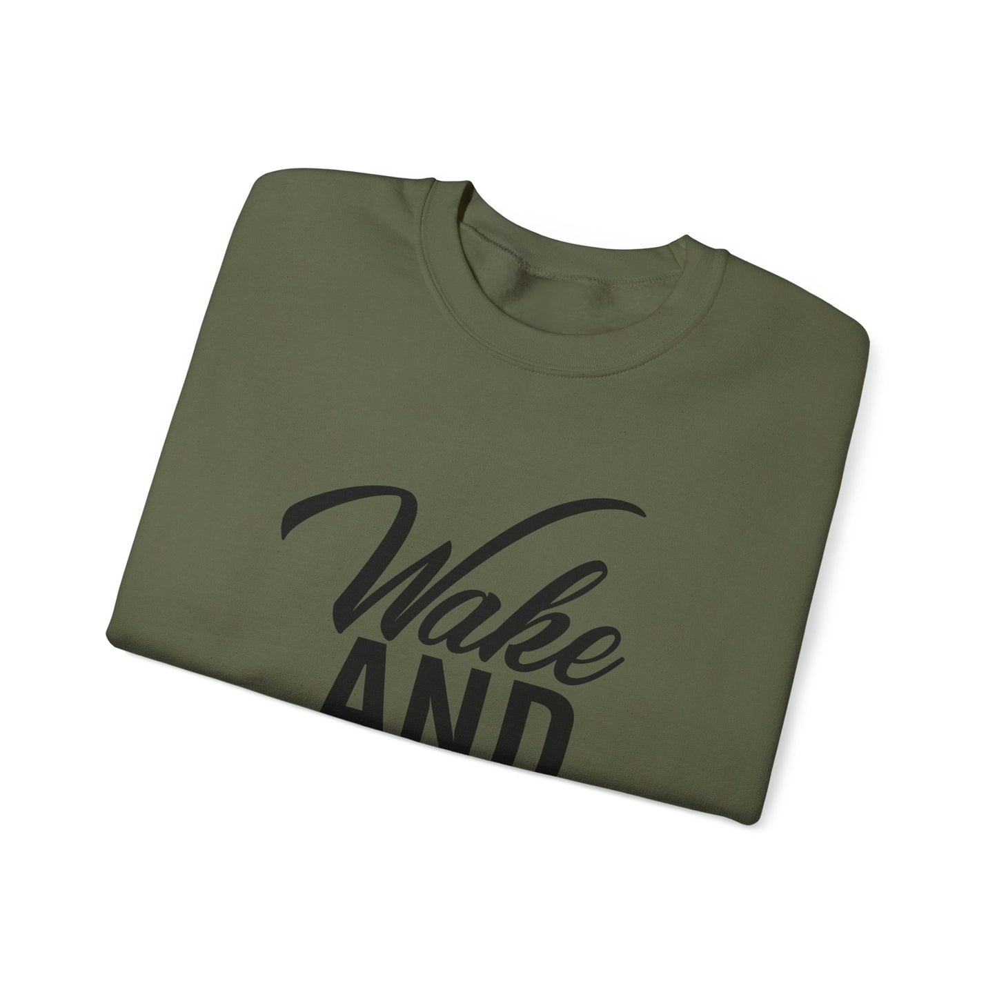 Wake and Bake Unisex Heavy Blend™ Crewneck Sweatshirt