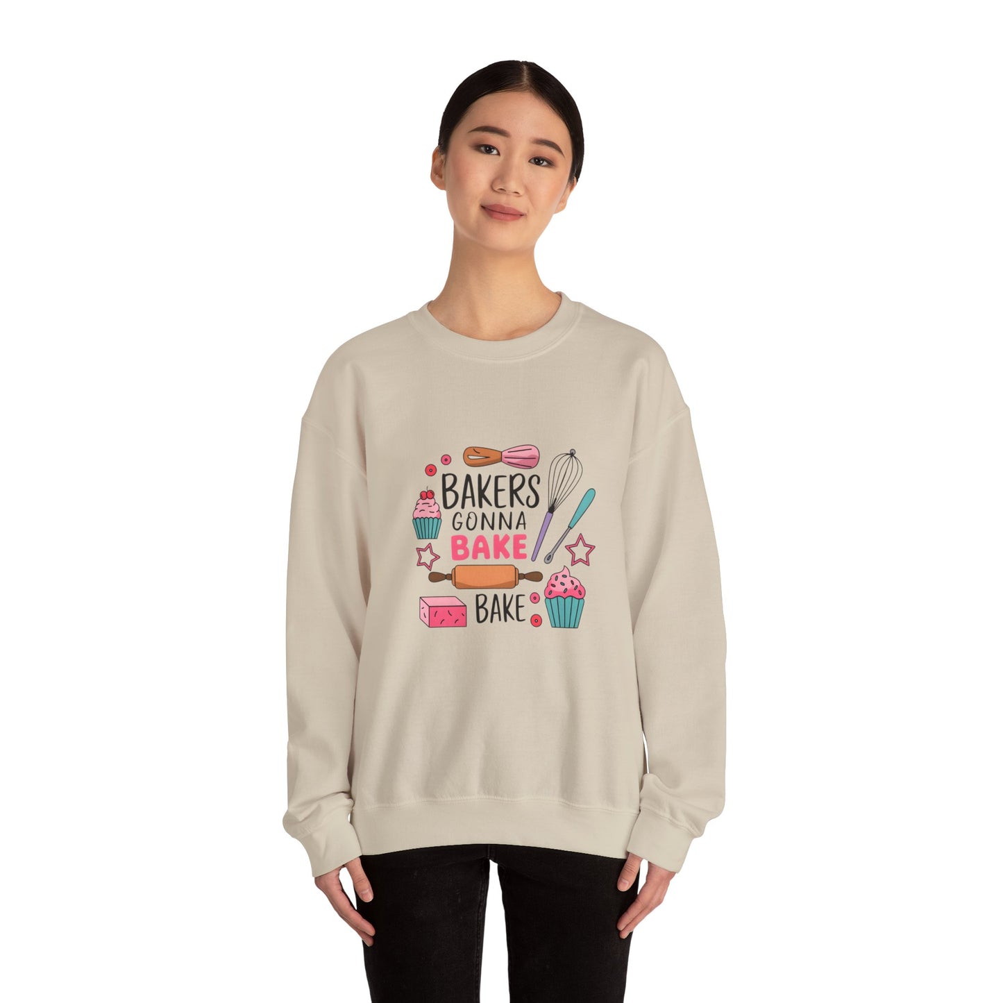 Bakers Gonna Bake Sweatshirt - Unisex Heavy Blend™ Crewneck for Baking Lovers