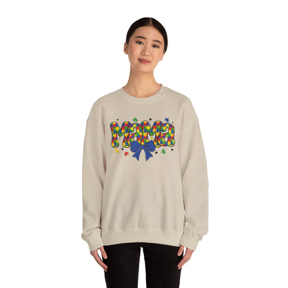 Colorful 'Mama' Graphic Crewneck Sweatshirt – Perfect Gift for Moms