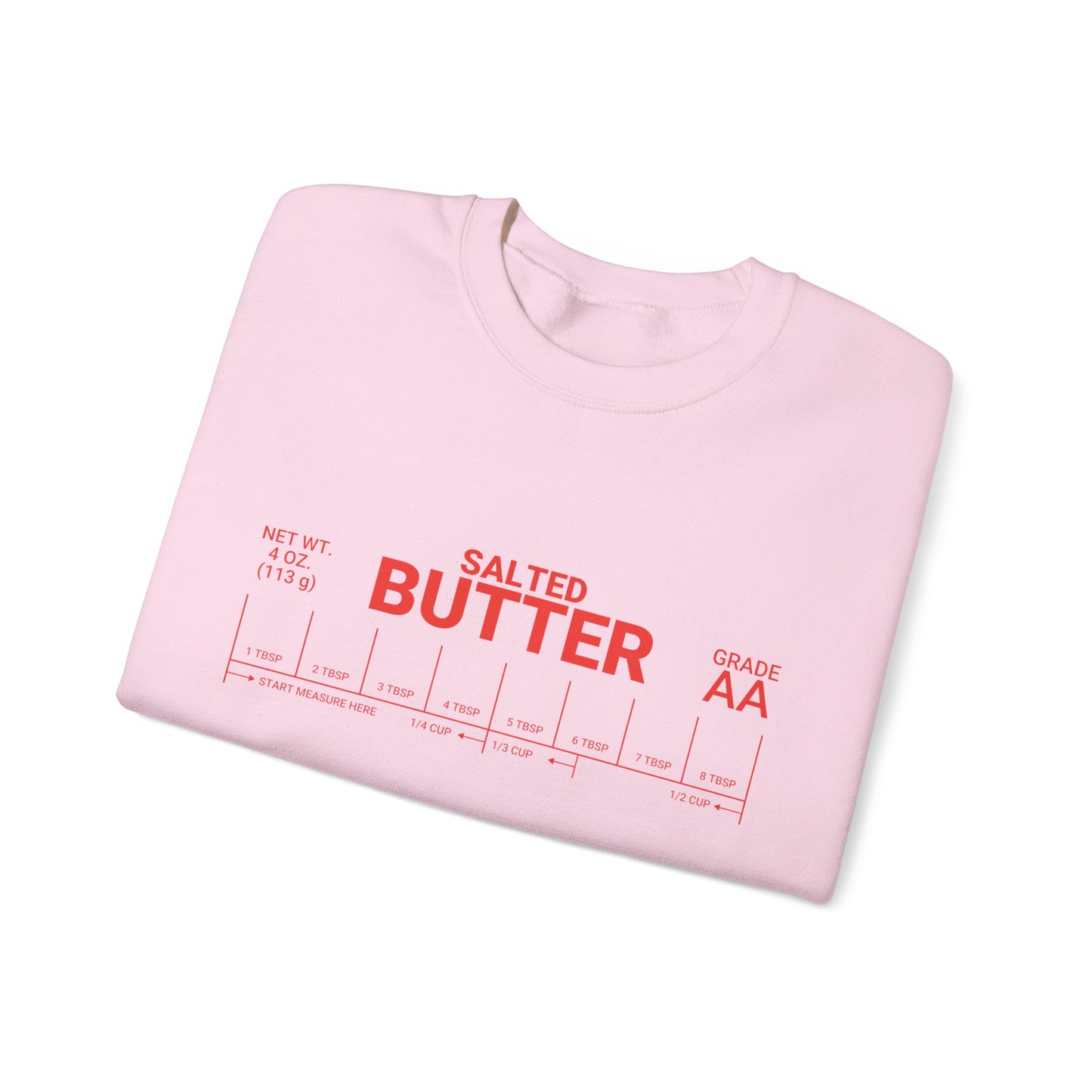 Salted Butter Unisex Crewneck Sweatshirt - Cozy & Fun Kitchen Apparel