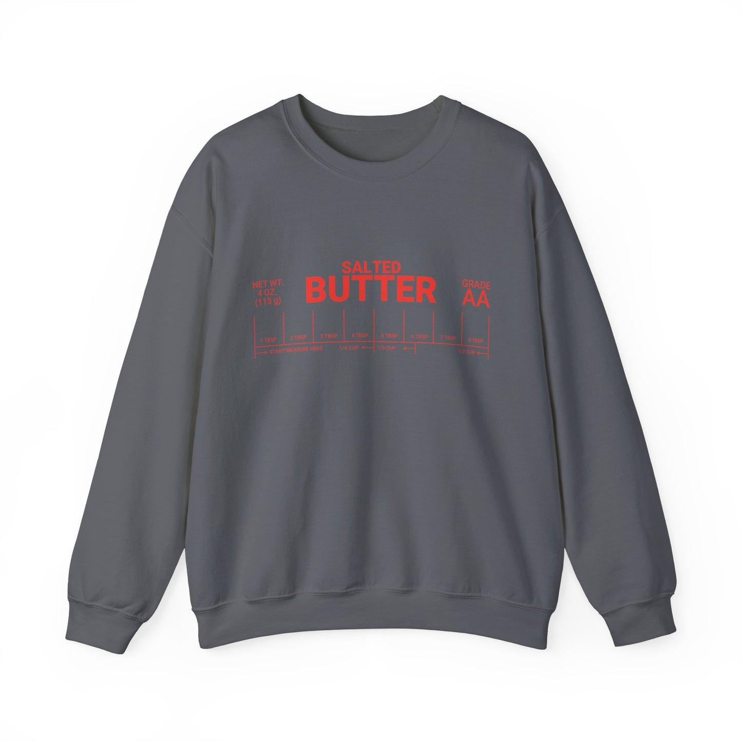 Salted Butter Unisex Crewneck Sweatshirt - Cozy & Fun Kitchen Apparel