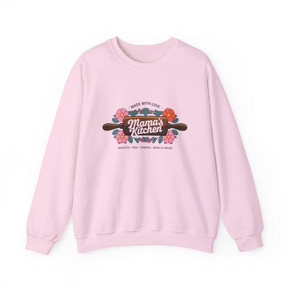 Mama's Kitchen Crewneck Sweatshirt - Cozy Baking Gift for Home Chefs