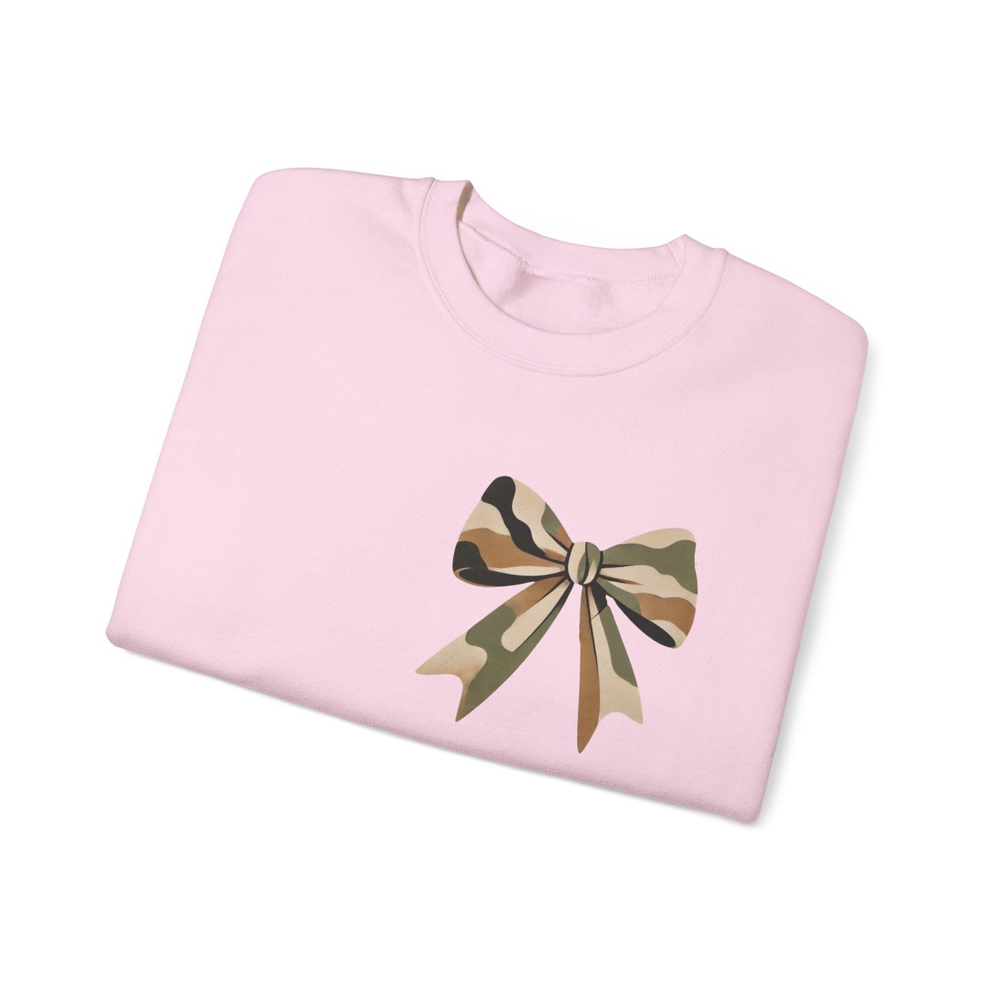 Mama Camo Bow Crewneck Sweatshirt - Perfect Gift for Moms