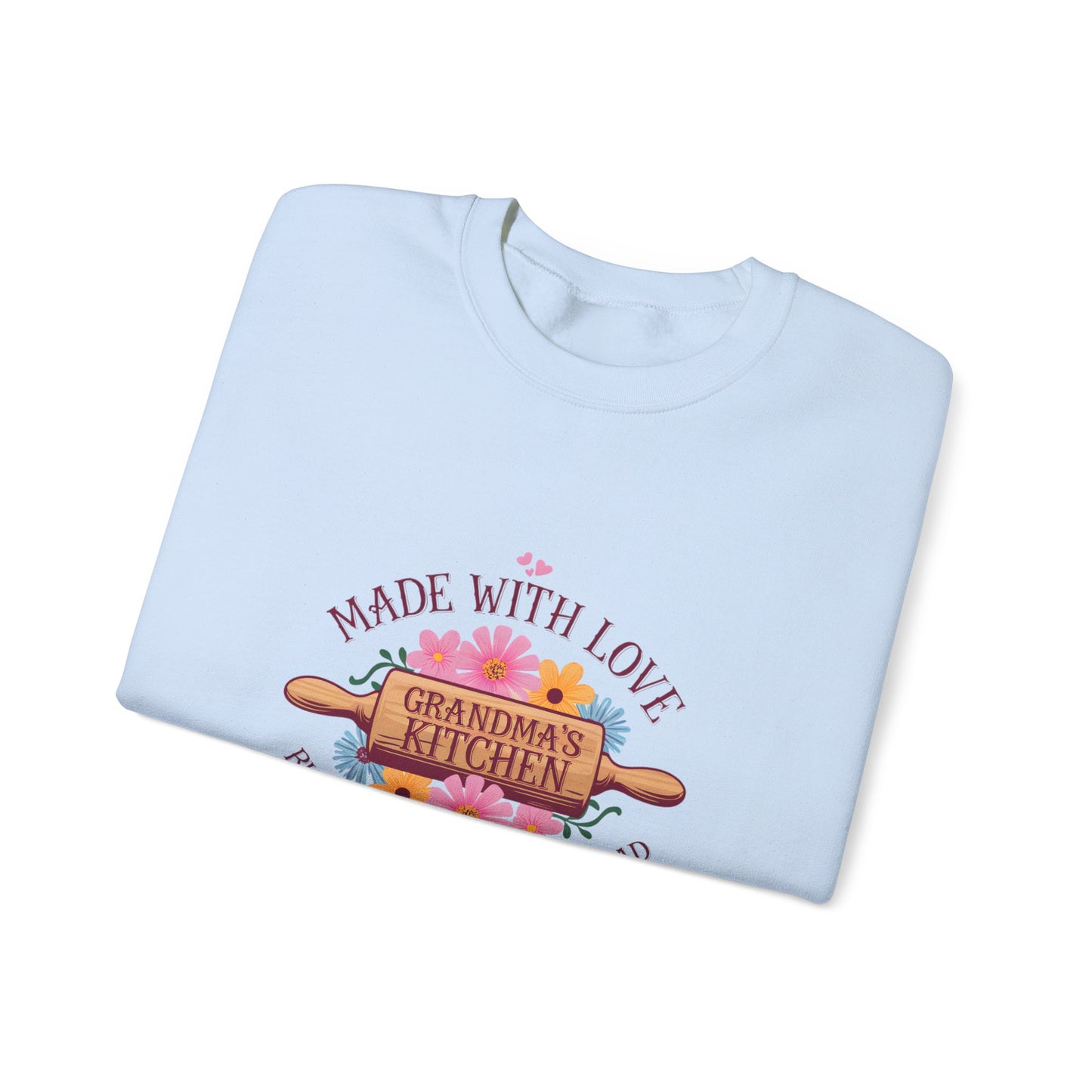 Grandma's Kitchen Crewneck Sweatshirt - Made with Love, Baking Gifts for Home Chefs