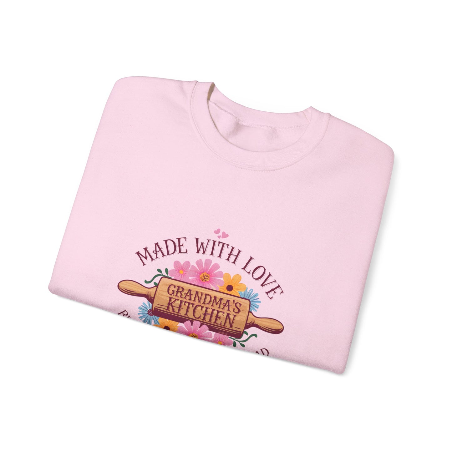 Grandma's Kitchen Crewneck Sweatshirt - Made with Love, Baking Gifts for Home Chefs