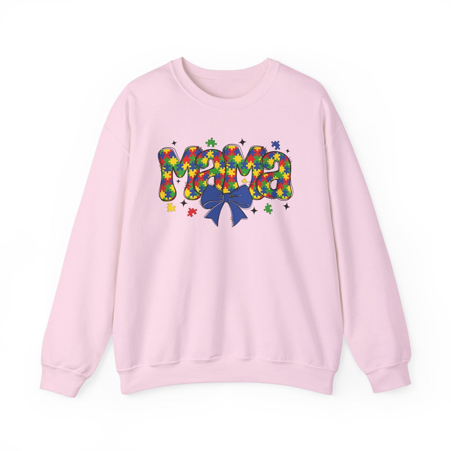 Colorful 'Mama' Graphic Crewneck Sweatshirt – Perfect Gift for Moms