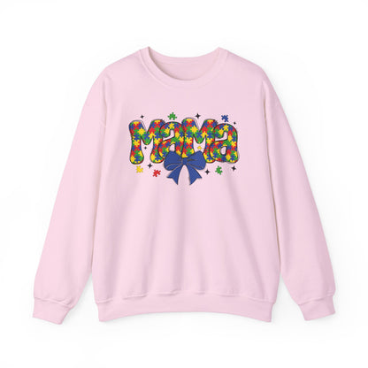 Colorful 'Mama' Graphic Crewneck Sweatshirt – Perfect Gift for Moms