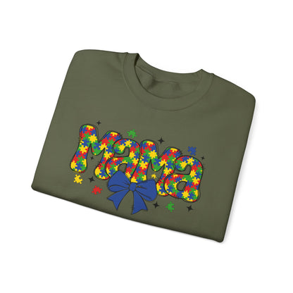 Colorful 'Mama' Graphic Crewneck Sweatshirt – Perfect Gift for Moms