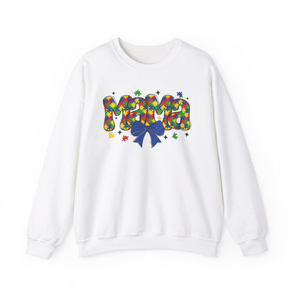 Colorful 'Mama' Graphic Crewneck Sweatshirt – Perfect Gift for Moms