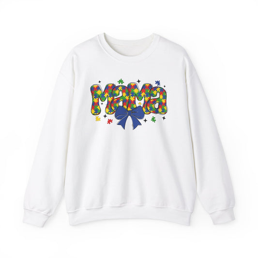 Colorful 'Mama' Graphic Crewneck Sweatshirt – Perfect Gift for Moms