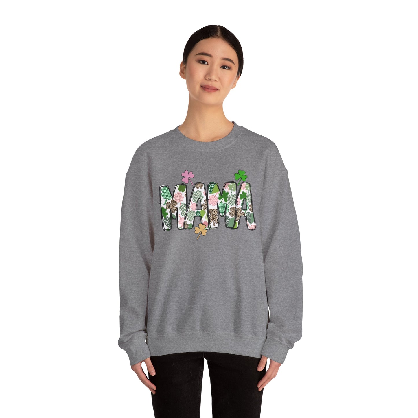 Floral Mama Crewneck Sweatshirt - Cozy Unisex Gift for Moms