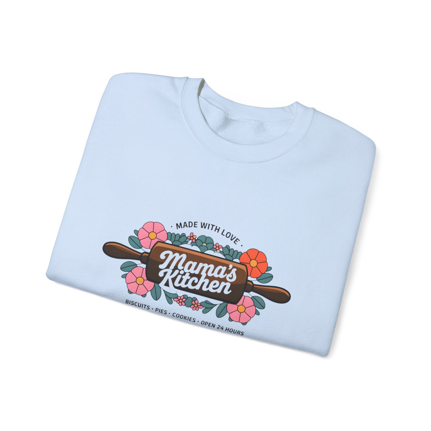 Mama's Kitchen Crewneck Sweatshirt - Cozy Baking Gift for Home Chefs