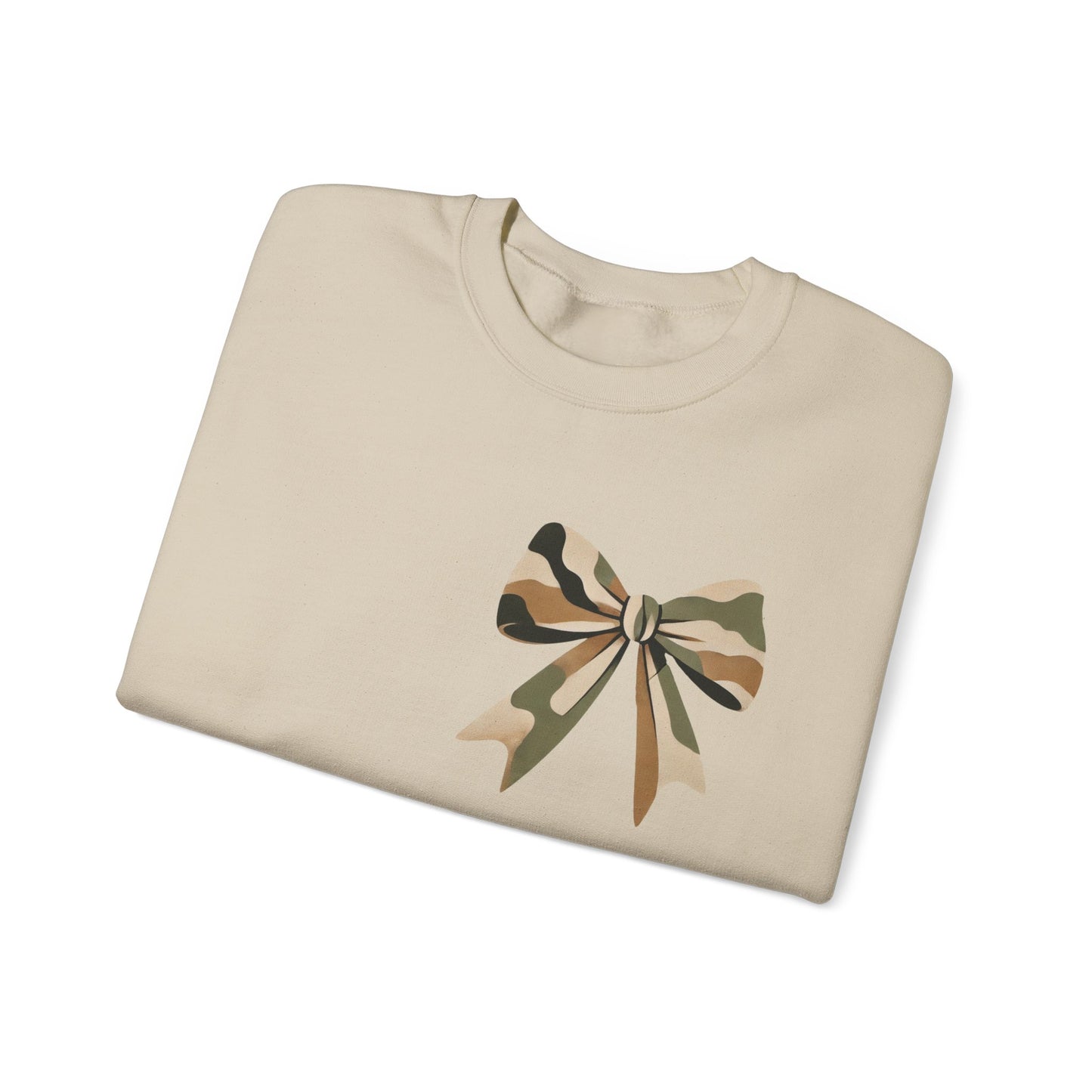 Mama Camo Bow Crewneck Sweatshirt - Perfect Gift for Moms