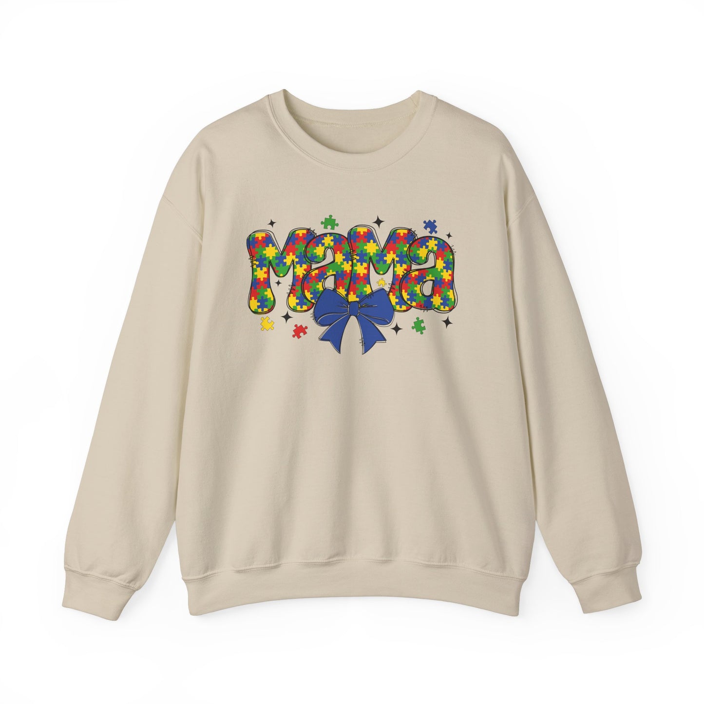 Colorful 'Mama' Graphic Crewneck Sweatshirt – Perfect Gift for Moms