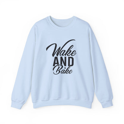 Wake and Bake Unisex Heavy Blend™ Crewneck Sweatshirt