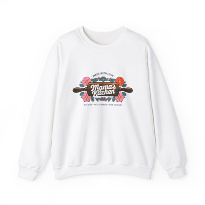 Mama's Kitchen Crewneck Sweatshirt - Cozy Baking Gift for Home Chefs