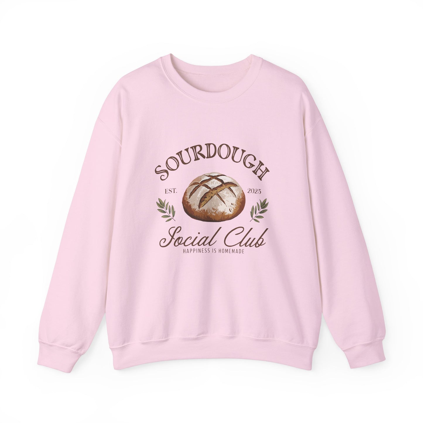 Sourdough Social Club Crewneck Sweatshirt - Perfect for Baking Enthusiasts