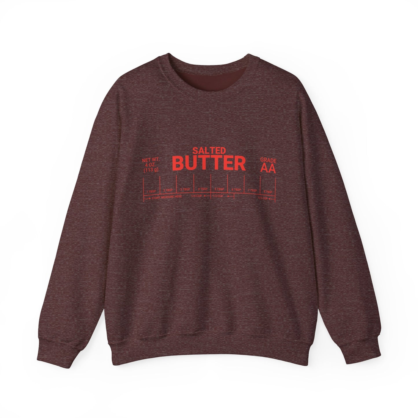 Salted Butter Unisex Crewneck Sweatshirt - Cozy & Fun Kitchen Apparel