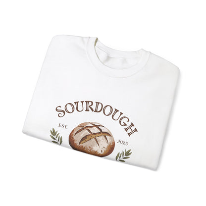 Sourdough Social Club Crewneck Sweatshirt - Perfect for Baking Enthusiasts