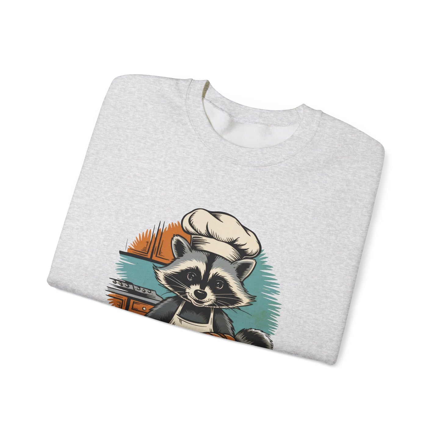 Funny Raccoon Chef Sweatshirt - I Bake My Own Bread