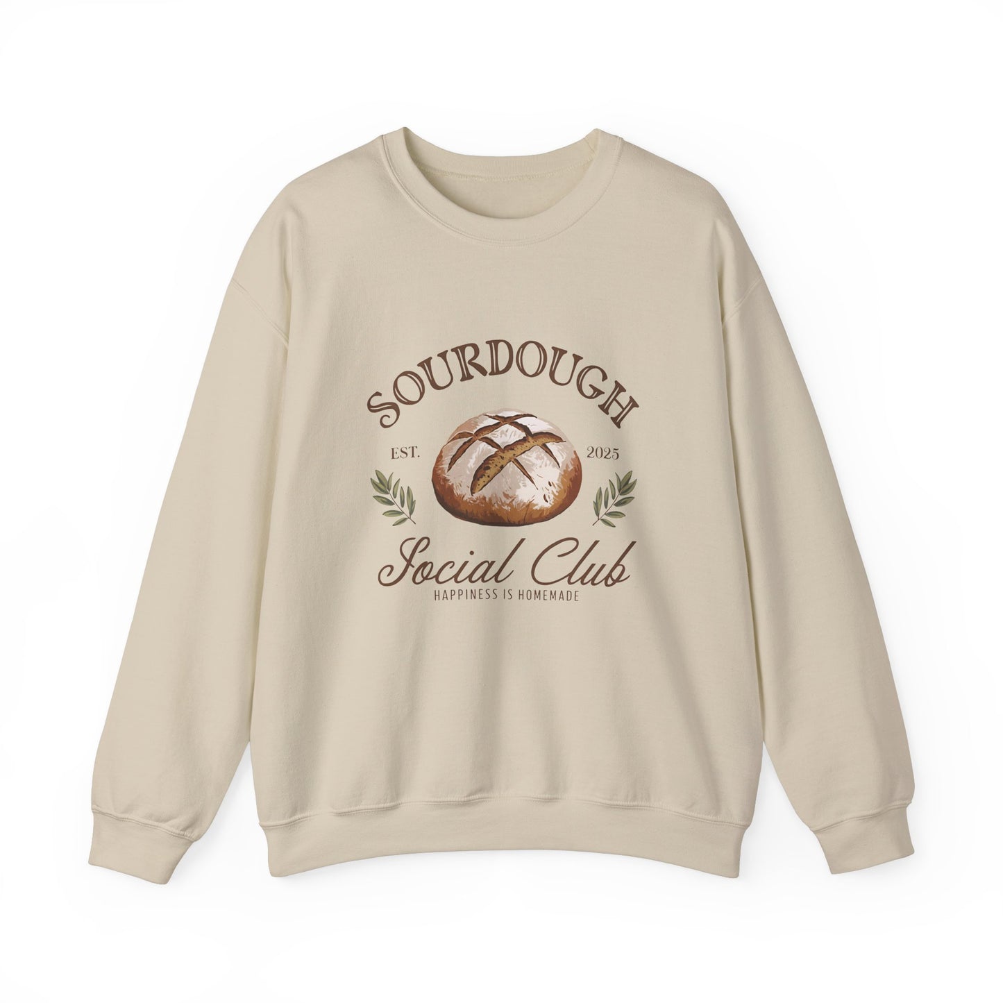 Sourdough Social Club Crewneck Sweatshirt - Perfect for Baking Enthusiasts