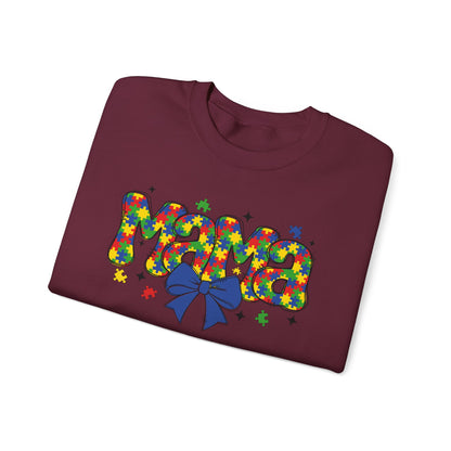 Colorful 'Mama' Graphic Crewneck Sweatshirt – Perfect Gift for Moms