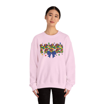 Colorful 'Mama' Graphic Crewneck Sweatshirt – Perfect Gift for Moms