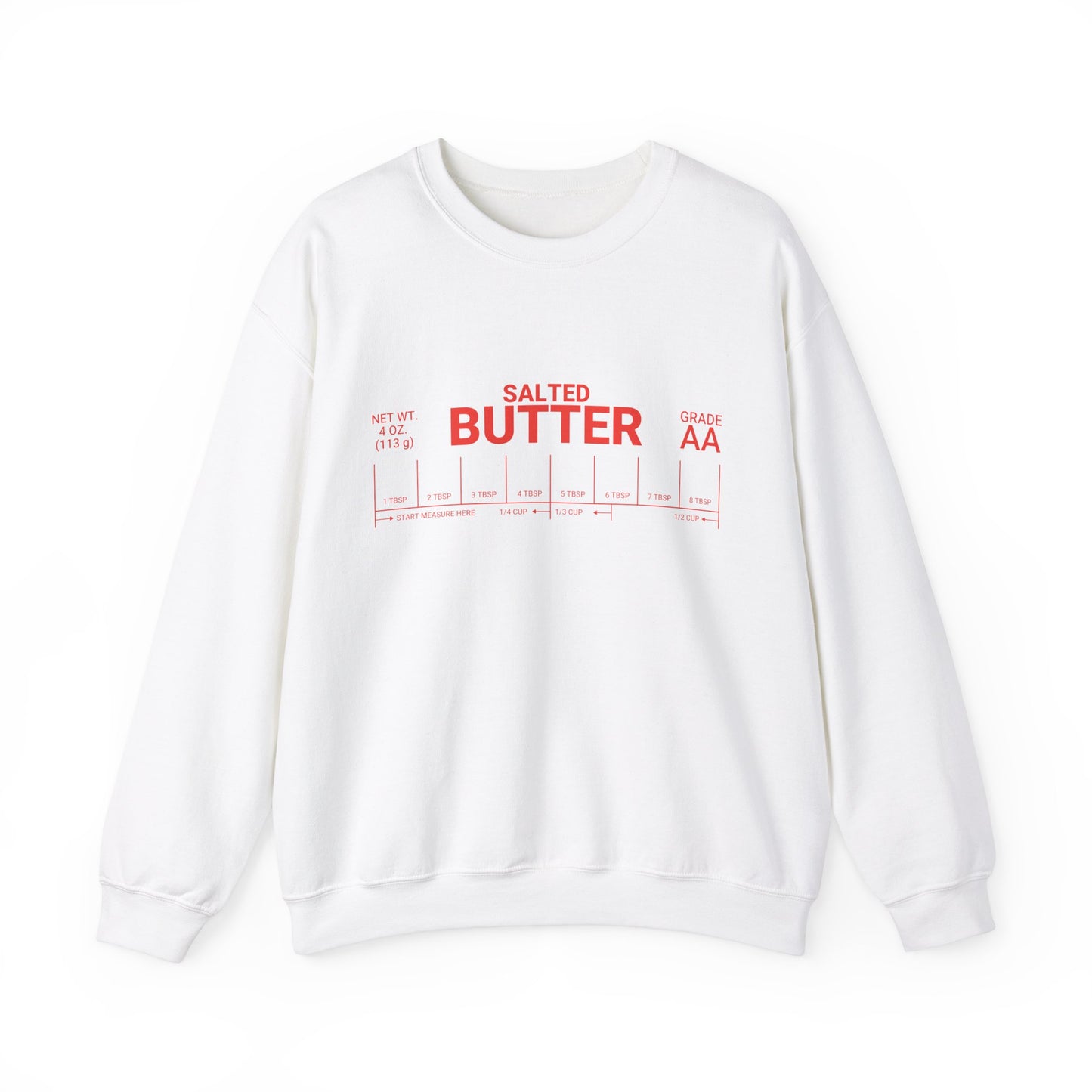 Salted Butter Unisex Crewneck Sweatshirt - Cozy & Fun Kitchen Apparel