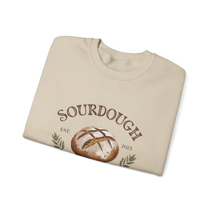 Sourdough Social Club Crewneck Sweatshirt - Perfect for Baking Enthusiasts