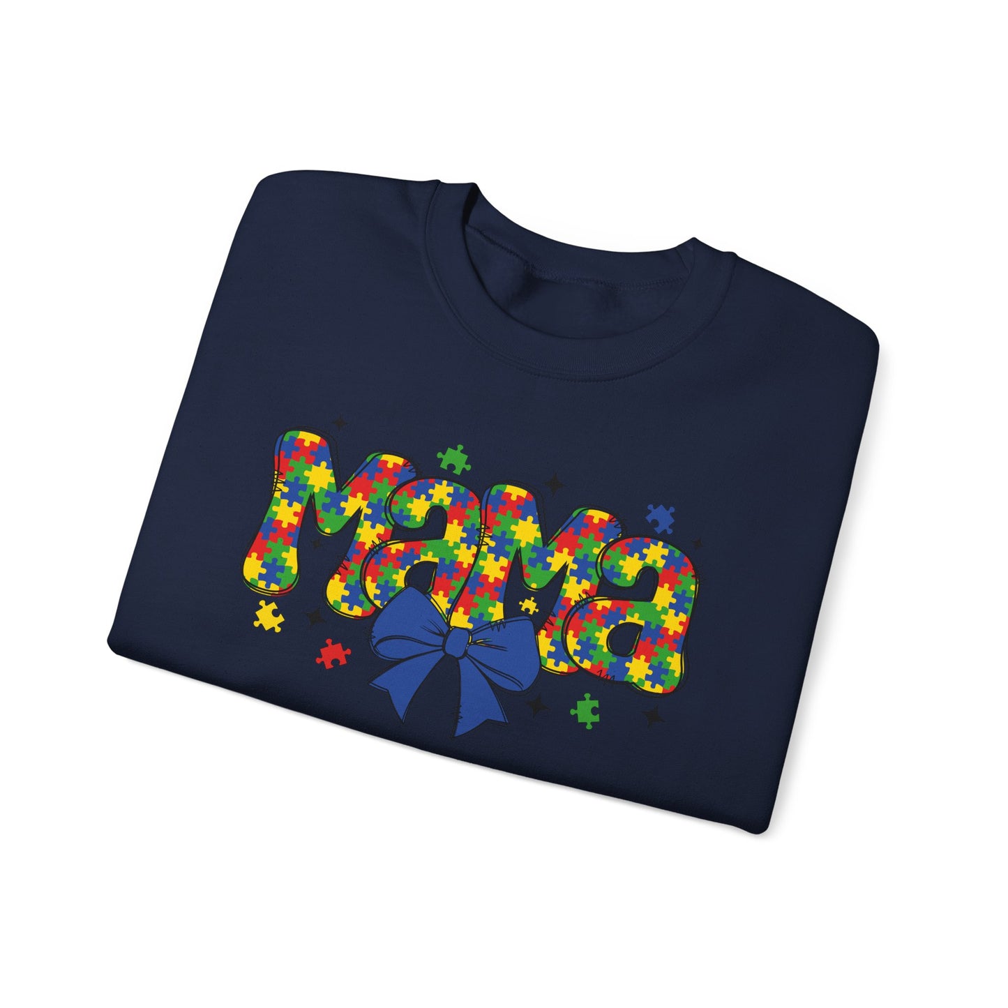 Colorful 'Mama' Graphic Crewneck Sweatshirt – Perfect Gift for Moms