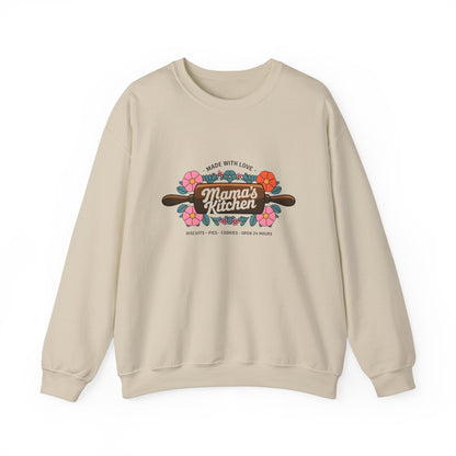 Mama's Kitchen Crewneck Sweatshirt - Cozy Baking Gift for Home Chefs